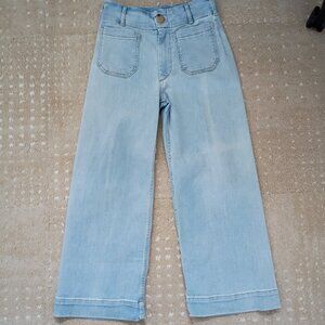 The Colette High Rise Crop Wide-Leg Jeans 25P